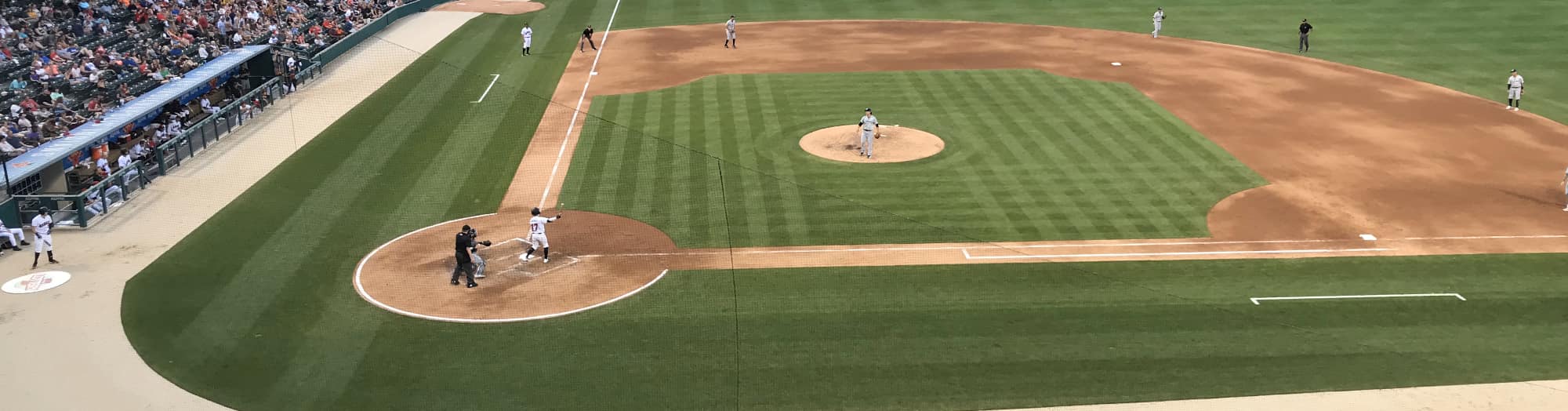 green baseball field South Bend